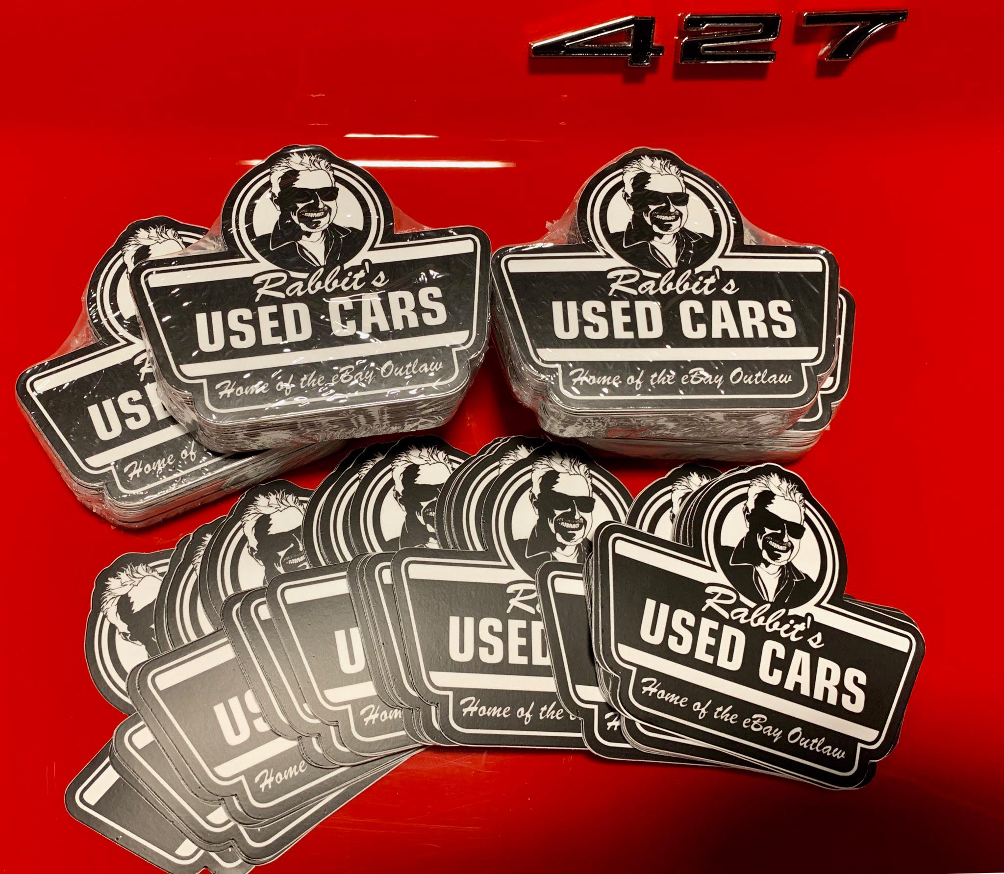 Rabbit's Used Car Stickers – Rabbit's Used Cars